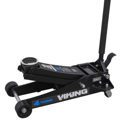 Sealey Viking 4tonne Low Entry Tyre Bay Trolley Jack with Rocket Lift 4040TB