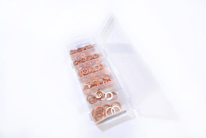 BlueSpot 110 PCE Assorted Copper Washer Set 40506
