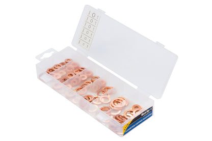 BlueSpot 110 PCE Assorted Copper Washer Set 40506