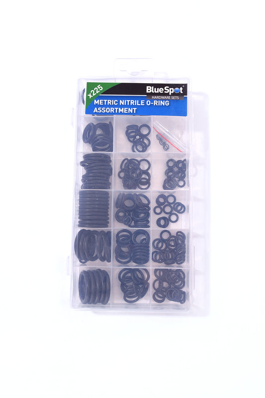 BlueSpot 225 PCE Assorted Metric Nitrile O-Ring Set 40518