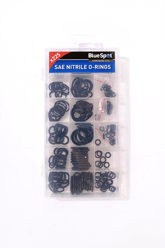 BlueSpot 225 PCE Assorted SAE Nitrile O-Ring Set 40520