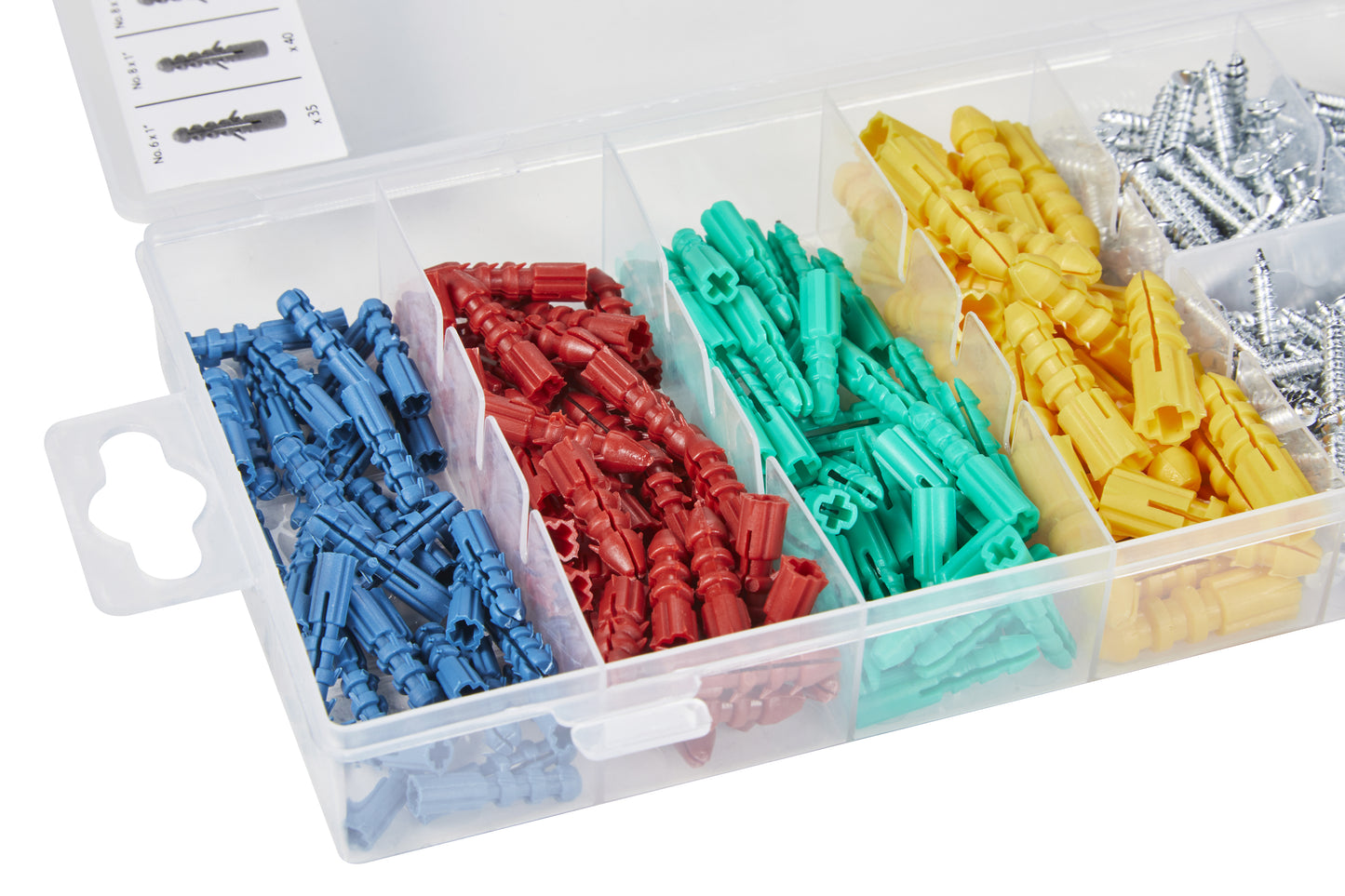 BlueSpot 285 PCE Assorted Anchor And Metal Screw Set 40542