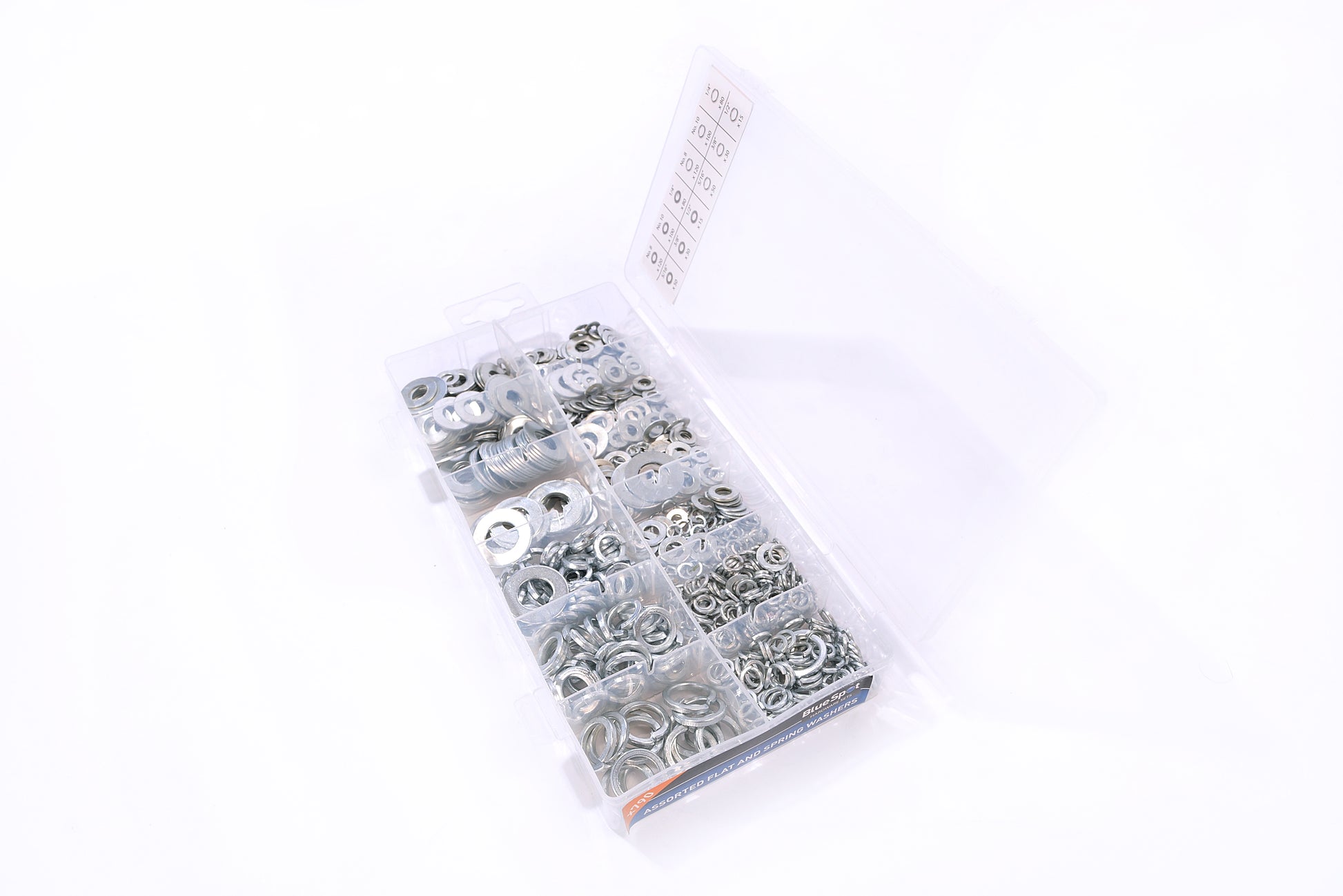 BlueSpot 790 PCE Assorted Flat And Spring Washer Set 40564