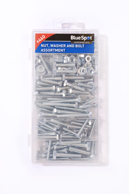 BlueSpot 300 PCE Assorted Nut, Bolt and Washer Set 40584