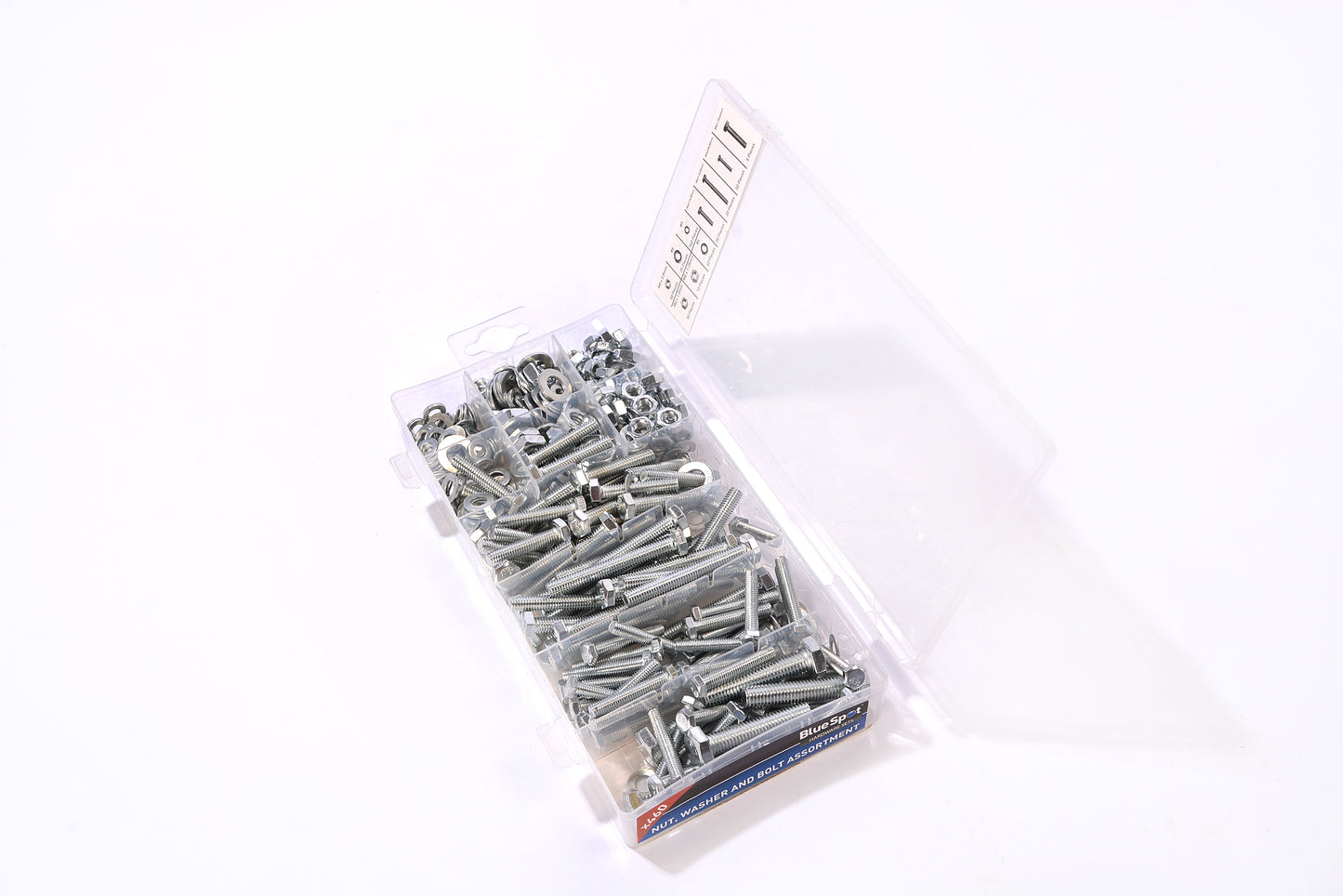 BlueSpot 300 PCE Assorted Nut, Bolt and Washer Set 40584