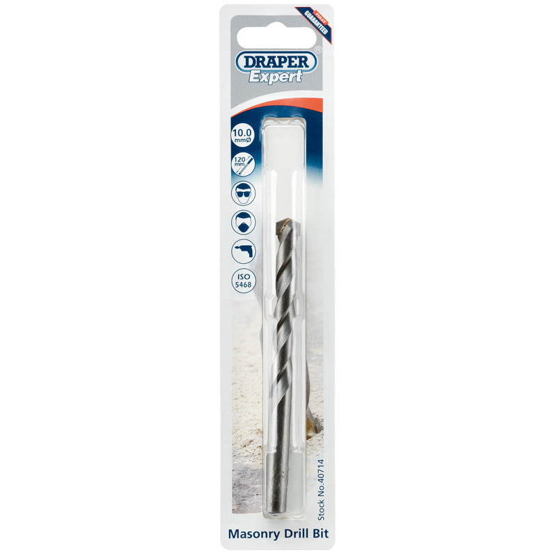 Draper Masonry Drill Bit, 10 x 120mm DRA-40714