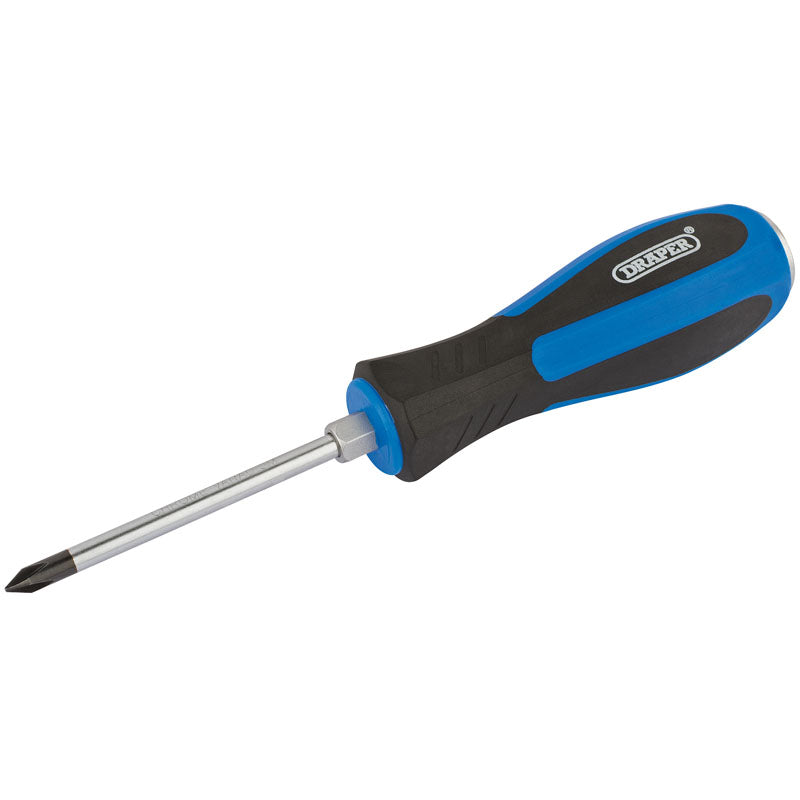 Draper Pound Thru' Cross Slot Screwdriver, No.1 x 75mm DRA-40779