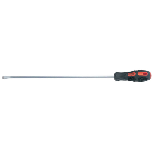 Draper Plain Slot Flared Tip Long Reach Screwdriver, 6 x 450mm DRA-40802