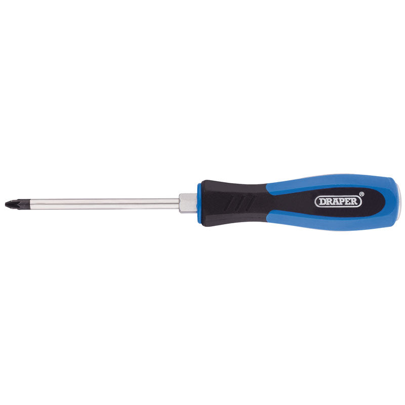 Draper Pound Thru' PZ Type Screwdriver, No.2 x 100mm DRA-40806
