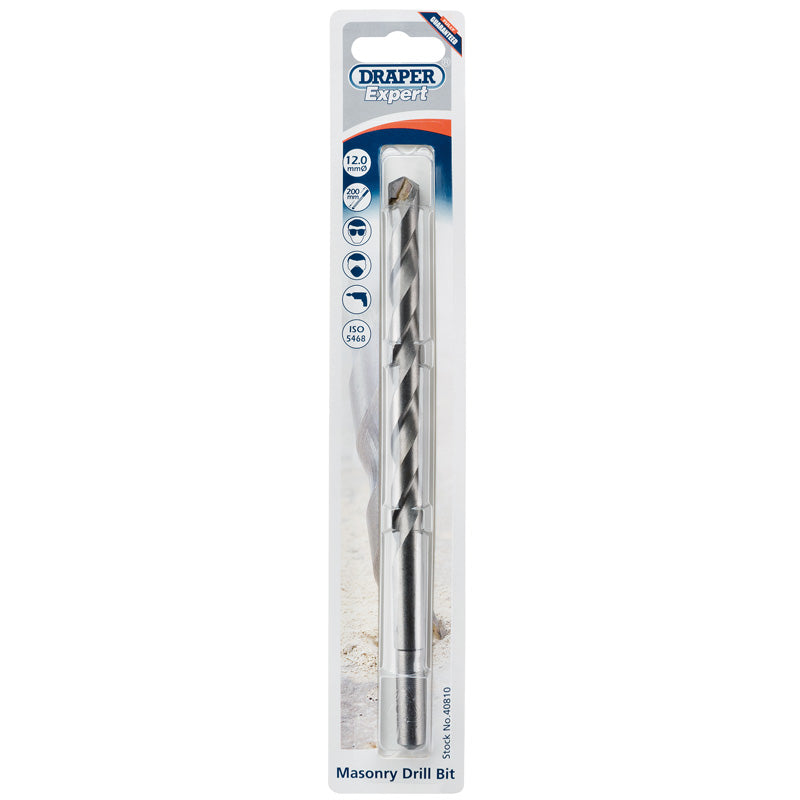 Draper Masonry Drill Bit, 12 x 200mm DRA-40810