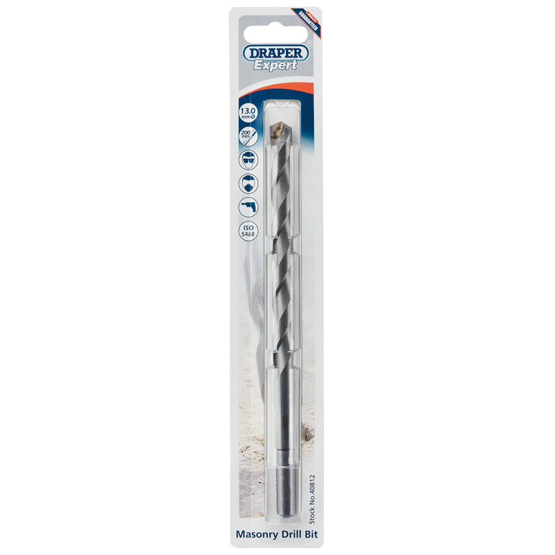 Draper Masonry Drill Bit, 13 x 200mm DRA-40812
