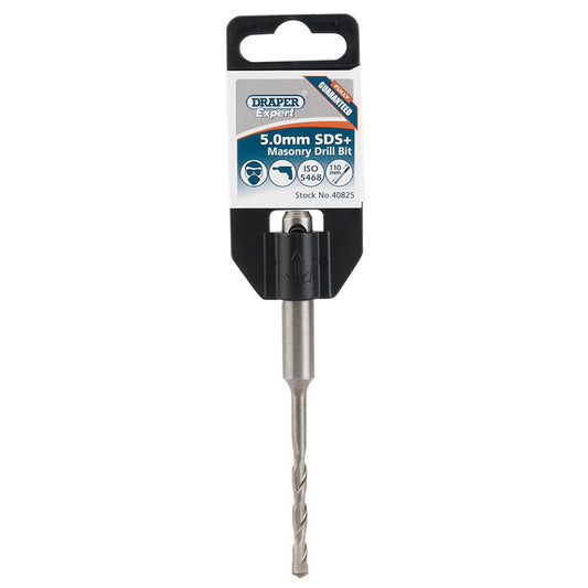 Draper SDS+ Masonry Drill Bit, 5.0 x 110mm DRA-40825