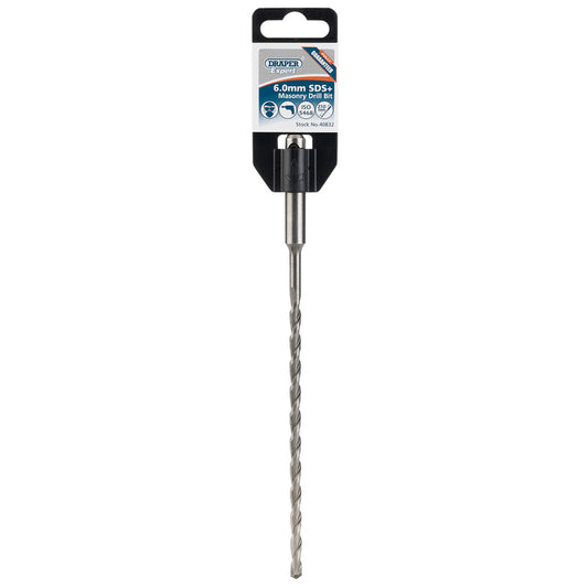 Draper SDS+ Masonry Drill Bit, 6.0 x 210mm DRA-40832