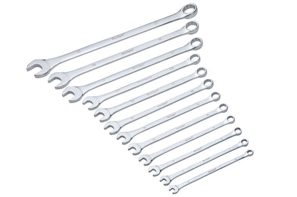 BlueSpot 12 PCE Extra Long Metric Combination Spanner Set (6-22mm) 04124