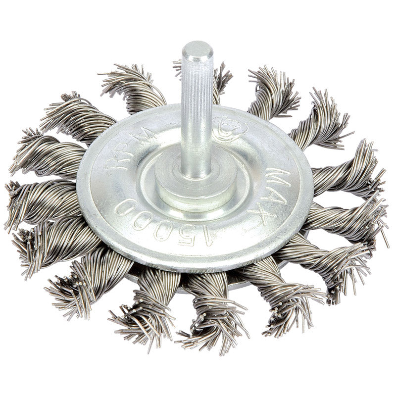 Draper Twisted Wire Wheel, 75mm DRA-41434