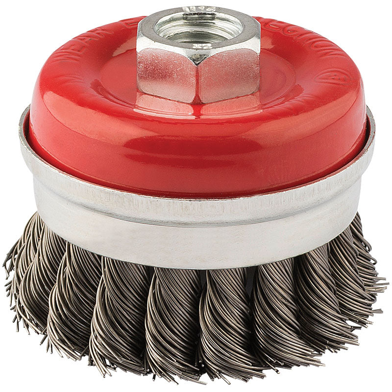 Draper Twist Knot Wire Cup Brush, 60mm, M14 DRA-41447