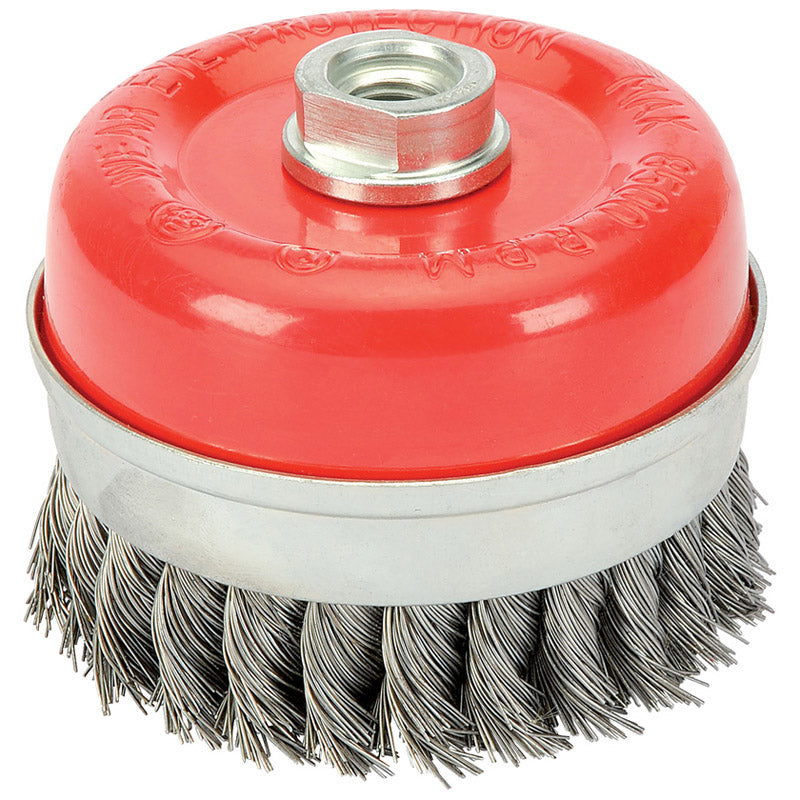 Draper Twist Knot Wire Cup Brush, 100mm, M14 DRA-41450