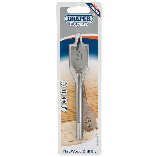 Draper Flat Wood Bit, 24mm DRA-41597