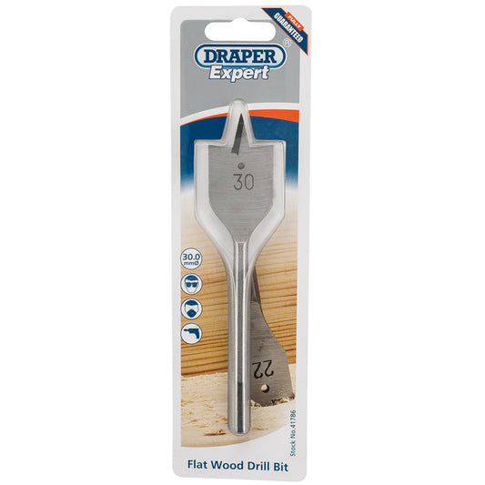 Draper Flat Wood Bit, 30mm DRA-41786