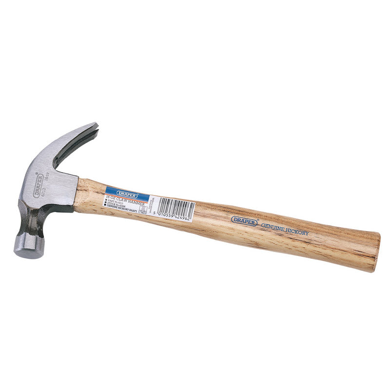 Draper Hickory Shaft Claw Hammer, 450g/16oz DRA-42496