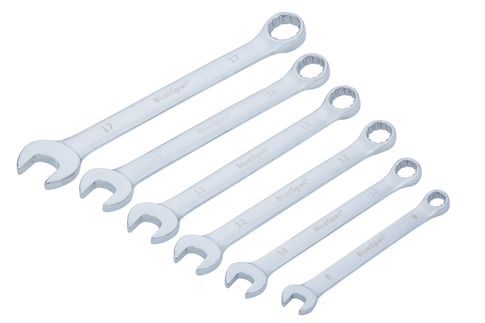 BlueSpot 6 PCE Metric Combination Spanner Set (8-17mm) 04302