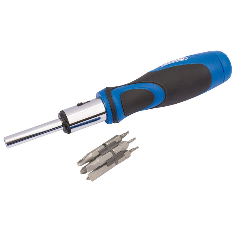 Draper Ratchet Screwdriver and Bit Set (13 Piece) DRA-43640