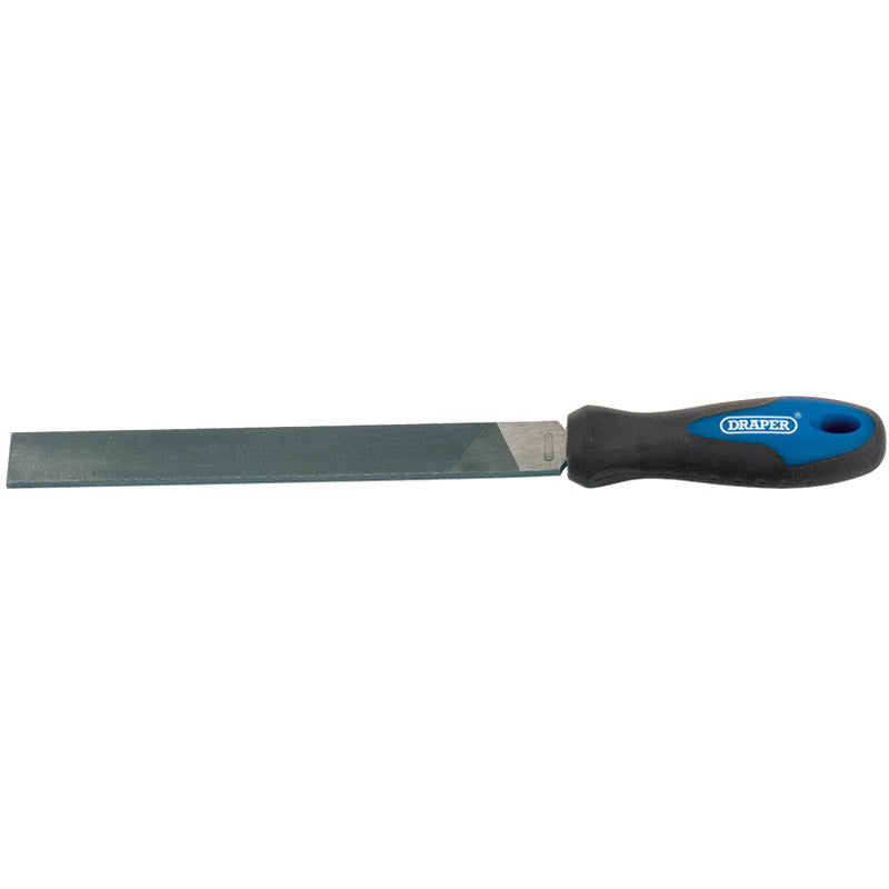 Draper Soft Grip Engineer's Hand File and Handle, 200mm DRA-44953