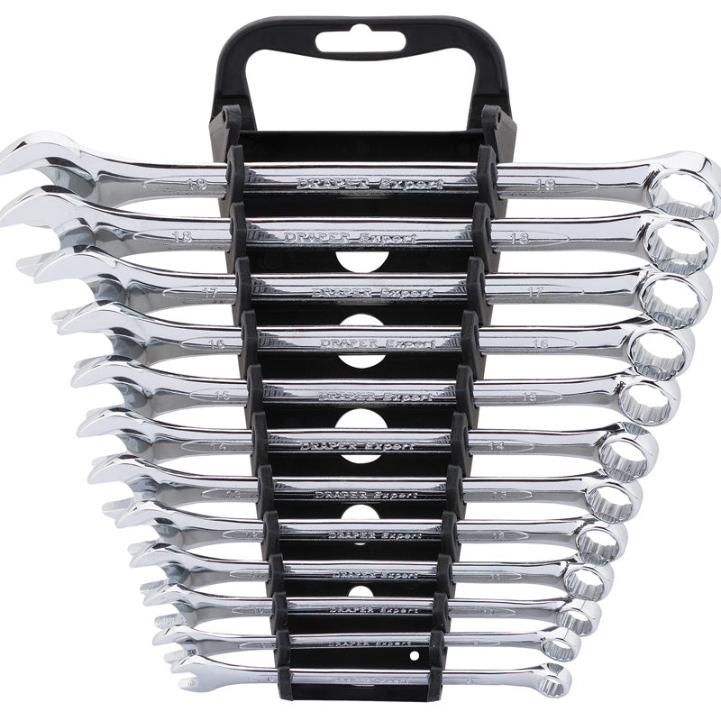 Draper HI-TORQ® ; Metric Combination Spanner Set, 8 - 19mm (12 Piece) DRA-47044