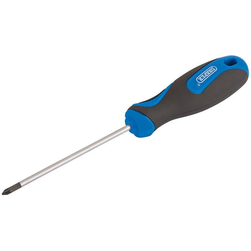 Draper Soft Grip PZ TYPE Screwdriver, No.0 x 75mm DRA-48925