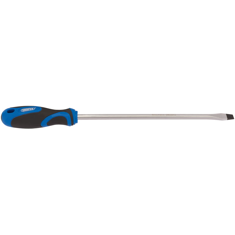 Draper Soft Grip Plain Slot Screwdriver, 9.5 x 250mm DRA-48927