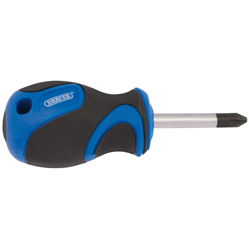 Draper Soft Grip PZ TYPE Screwdriver, No.2 x 38mm DRA-48929