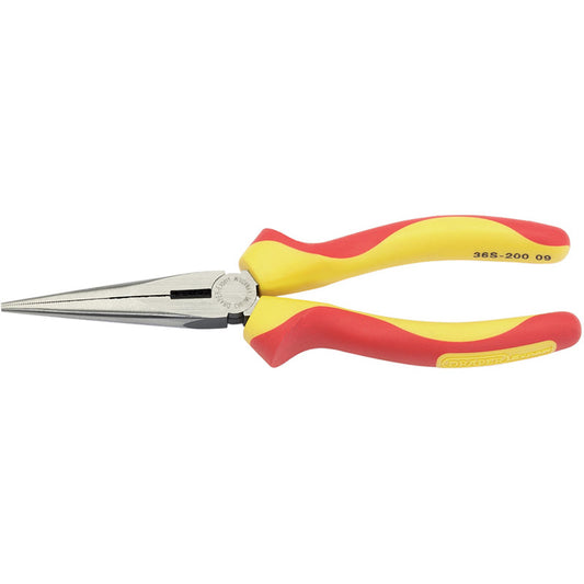 Draper 160mm VDE Slimline Long Nose Pliers DRA-49148