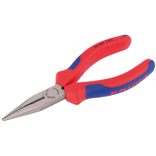 Knipex 25 02 140 SB Long Nose Pliers - Heavy Duty Handles, 140mm DRA-49171