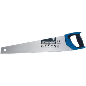 Draper Supercut® ; Soft Grip Hardpoint Handsaw, 550mm/22", 7tpi/8ppi (Dispenser of 12) DRA-49287