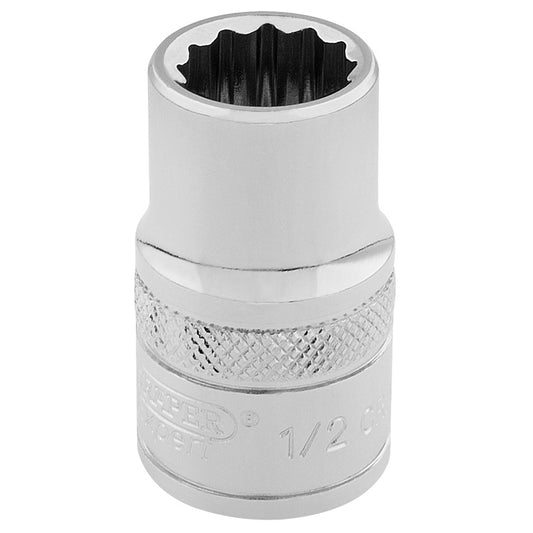 Draper HI-TORQ® ; 12 Point Socket, 3/8" Sq. Dr., 1/2" DRA-49387