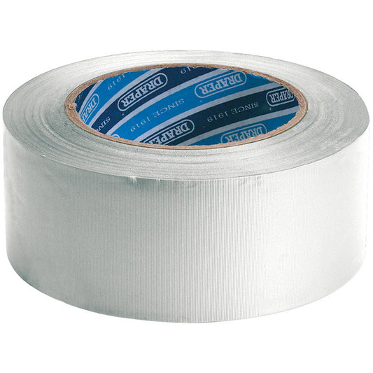 Draper Duct Tape Roll, 30m x 50mm, White DRA-49431