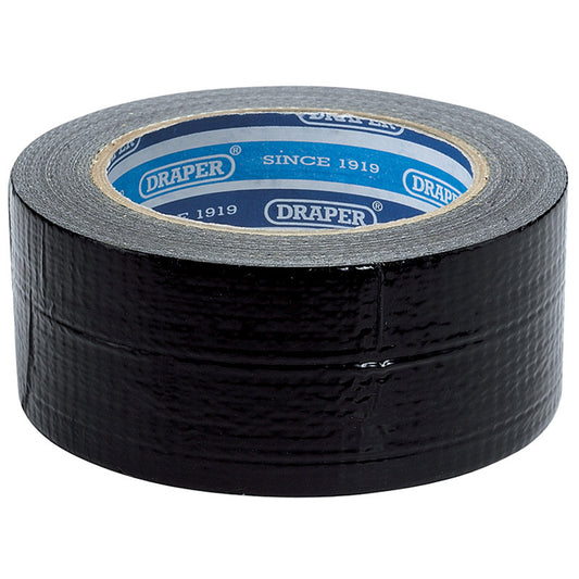 Draper Duct Tape Roll, 33m x 50mm, Black DRA-49432