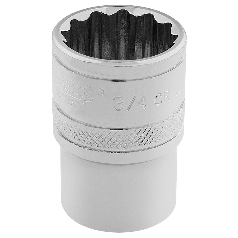 Draper HI-TORQ® ; 12 Point Socket, 3/8" Sq. Dr., 3/4" DRA-49481