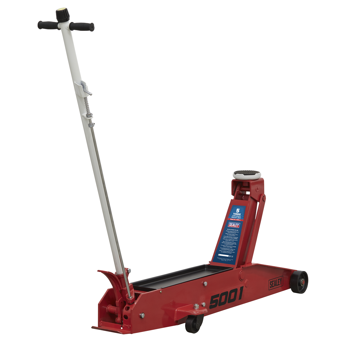 Sealey 5tonne Long Reach Trolley Jack 5001
