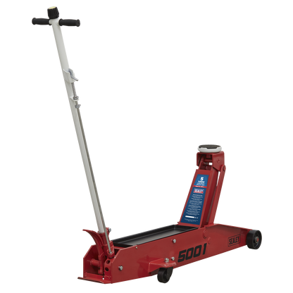 Sealey 5tonne Long Reach Trolley Jack 5001