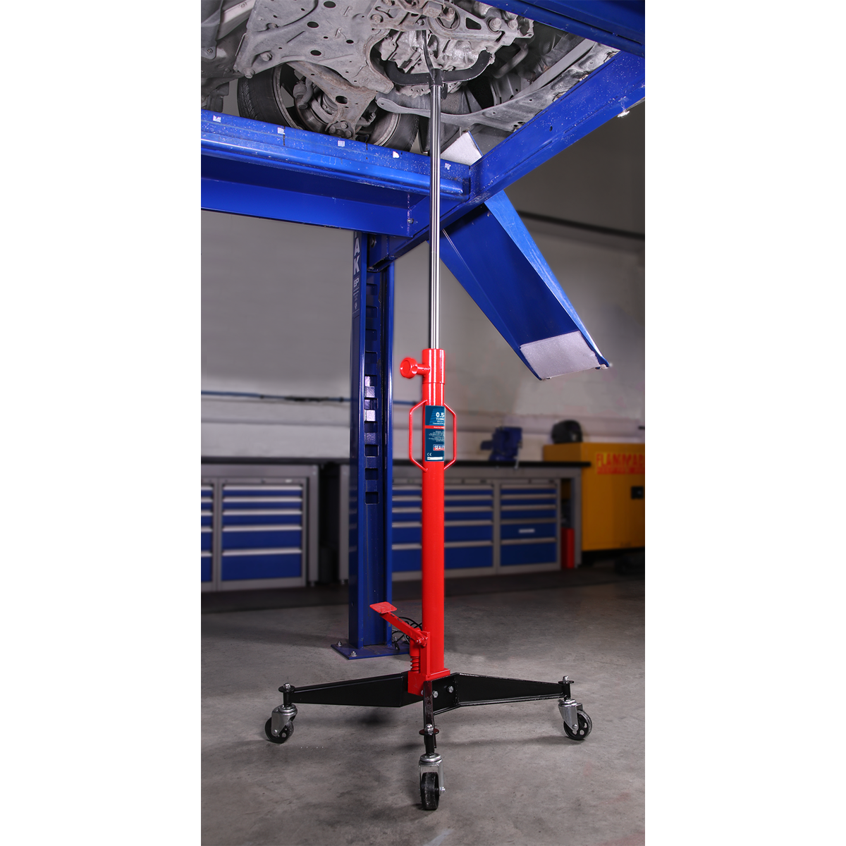Sealey 500kg Vertical Transmission Jack 500ETJ