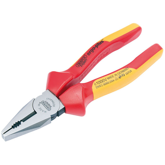 Draper Ergo Plus® ; Fully Insulated VDE Combination Pliers, 200mm DRA-50243