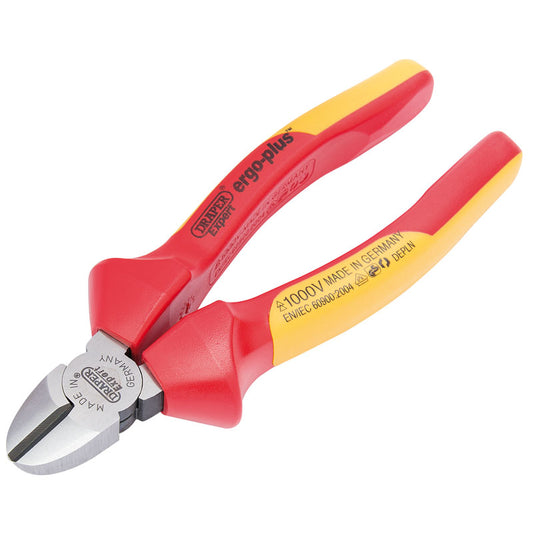 Draper Ergo Plus® ; Fully Insulated VDE Diagonal Side Cutters, 160mm DRA-50249