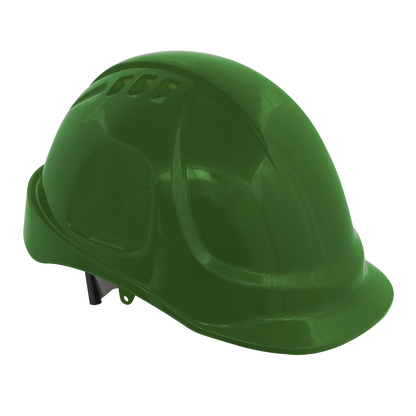 Sealey Safety Helmet - Vented (Green) 502G