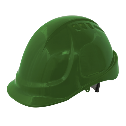 Sealey Safety Helmet - Vented (Green) 502G