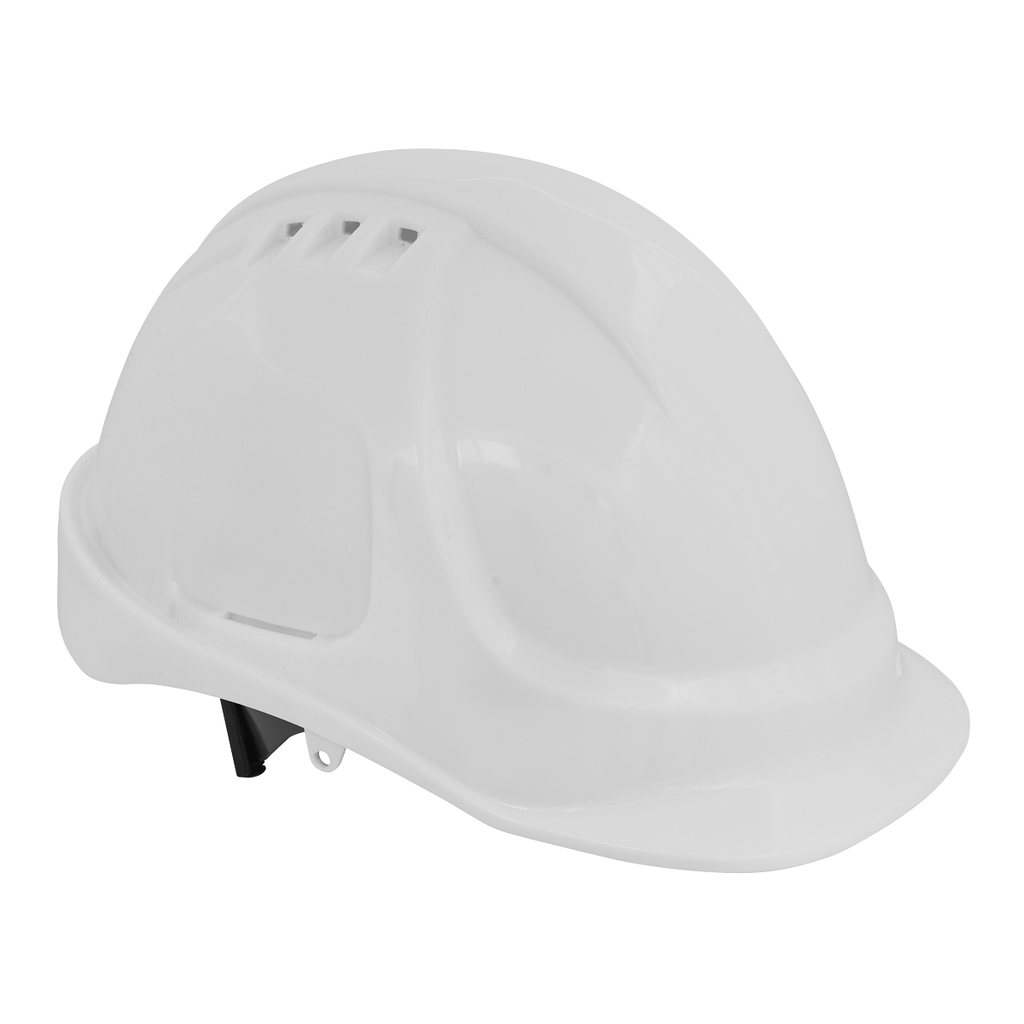 Sealey Safety Helmet - Vented (White) 502W