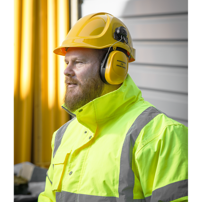 Sealey Safety Helmet - Vented (Yellow) 502Y