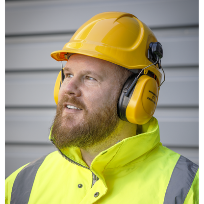 Sealey Safety Helmet - Vented (Yellow) 502Y