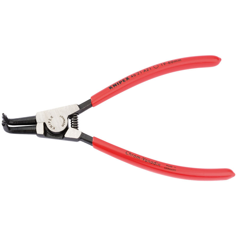 Knipex 46 21 A21 SBE A21 Bent External Circlip Pliers, 19 - 60mm DRA-50746