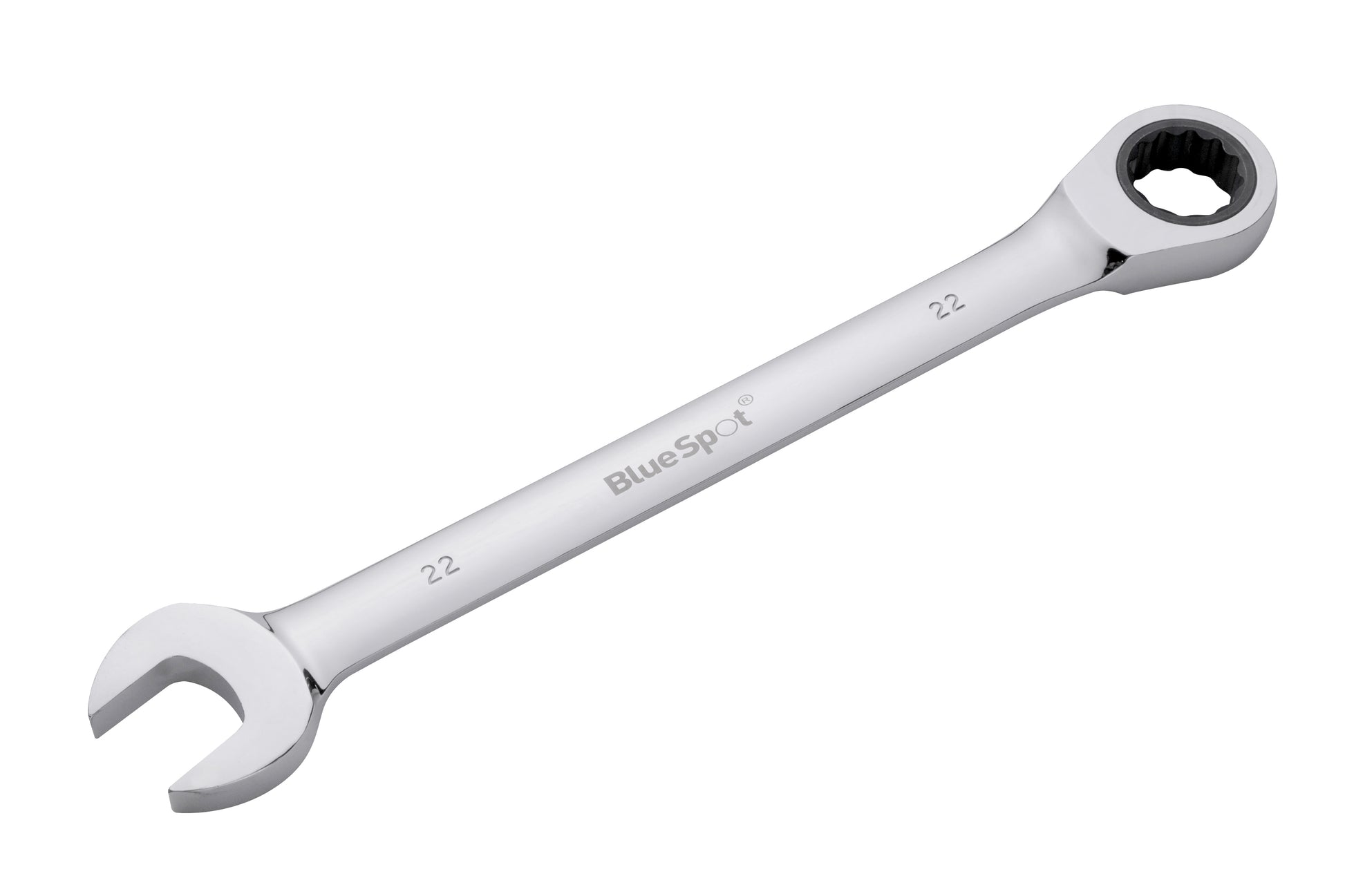 BlueSpot 22mm Chrome Vanadium Ratchet Spanner Fixed Head 05118